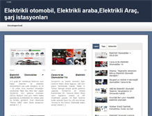 Tablet Screenshot of elektrikliotomobiller.org